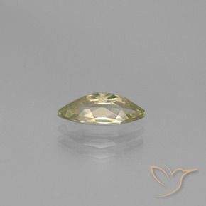 Diásporo com mudança de cor Amarelo claro Natural 0.99ct, Marquesa, VS