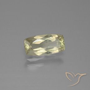 Diásporo com mudança de cor Luz amarela Natural 1.40ct, Almofada, VS-SI