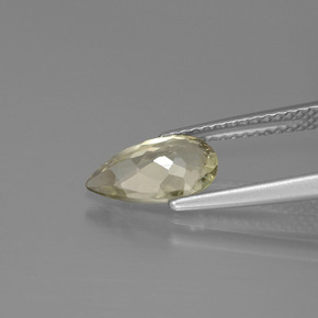 Diasporo de mudança de cor  natural 1,32ct, formato de pêra, VS