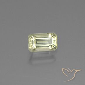Diásporo com mudança de cor Luz amarela Natural 0.97ct, Corte Octógono / Esmeralda, VS