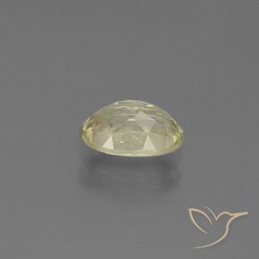 Diásporo com mudança de cor amarelo bege Natural 0.98ct, oval, SI
