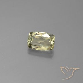 Diásporo com mudança de cor Amarelo muito claro Natural 0.98ct, Almofada, VS