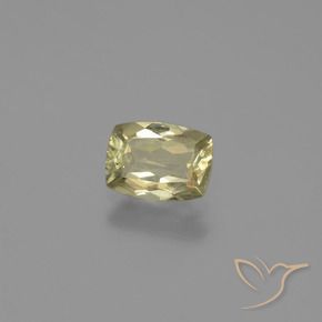 Diásporo com mudança de cor amarelo médio Natural 0.84ct, Almofada, SI