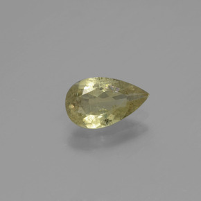 Diásporo com mudança de cor Verde/Rosa Natural 0.99ct, Formato de pêra, VS-SI