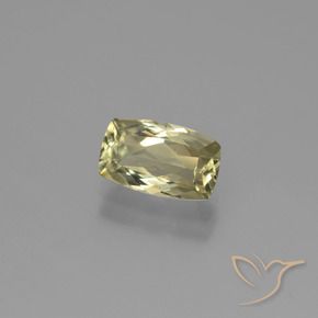 Diásporo com mudança de cor amarelo médio Natural 0.97ct, Almofada, VS-SI