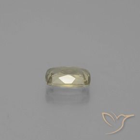Diásporo com mudança de cor Amarelo Claro Verde Natural 0.91ct, Almofada, VS
