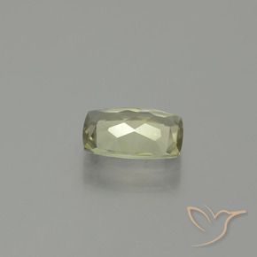 Diasporo de mudança de cor amarelo natural 1,12ct, almofada cortada, VS