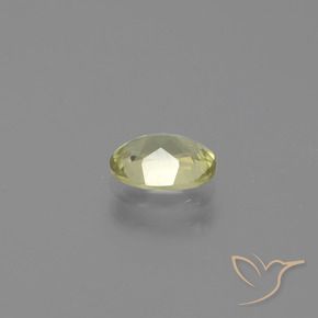 Diásporo com mudança de cor Luz amarela Natural 0.66ct, oval, VS