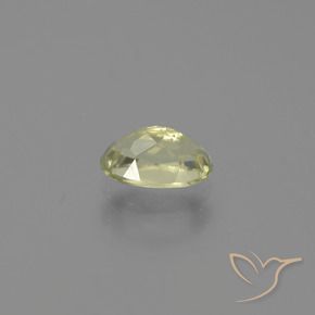 Diásporo com mudança de cor Amarelo verde Natural 0.79ct, oval, VS
