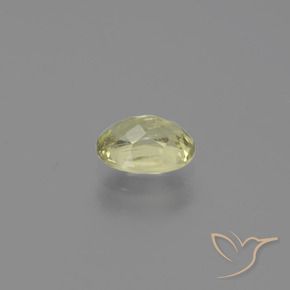 Diásporo com mudança de cor Luz amarela Natural 0.75ct, oval, SI