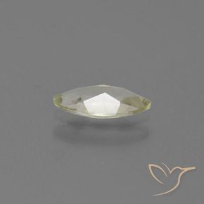 Diásporo com mudança de cor Amarelo Muito Pálido Natural 0.66ct, Marquesa, VS-SI