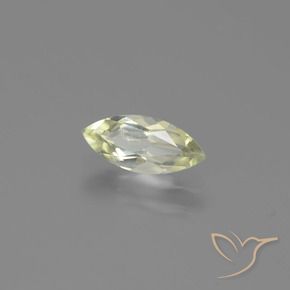 Diásporo com mudança de cor Amarelo muito claro Natural 0.77ct, Marquesa, VVS-VS