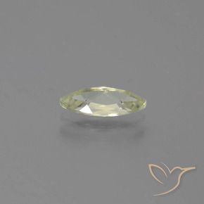 Diásporo com mudança de cor Amarelo muito claro Natural 0.77ct, Marquesa, VVS-VS