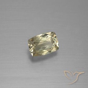 Diásporo com mudança de cor Amarelo Dourado Claro Natural 0.94ct, Almofada, VS