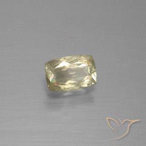 Diásporo com mudança de cor Amarelo Dourado Claro Natural 0.90ct, Almofada, SI