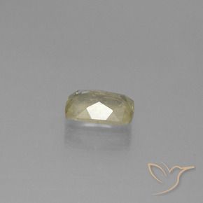 Diásporo com mudança de cor Amarelo Dourado Claro Natural 0.90ct, Almofada, SI