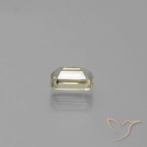 Diásporo com mudança de cor Luz amarela Natural 0.90ct, Corte Octógono / Esmeralda, VVS-VS