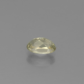 Diasporo de mudança de cor amarelo natural 0,89ct, corte oval, VS