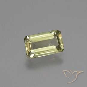 Diásporo com mudança de cor Luz amarela Natural 1.03ct, Corte Octógono / Esmeralda, VS