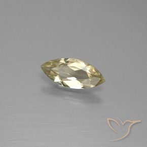 Diásporo com mudança de cor amarelo quente Natural 0.90ct, Marquesa, VVS-VS