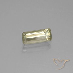 Diásporo com mudança de cor Amarelo Dourado Muito Claro Natural 1.50ct, Corte Octógono / Esmeralda, VS-SI