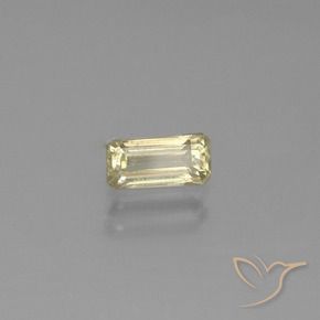 Diásporo com mudança de cor Amarelo Dourado Claro Natural 0.76ct, Corte Octógono / Esmeralda, VS-SI