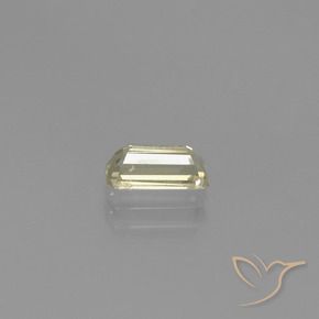 Diásporo com mudança de cor Amarelo Dourado Claro Natural 0.76ct, Corte Octógono / Esmeralda, VS-SI