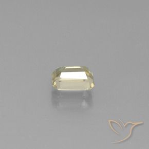 Diásporo com mudança de cor Amarelo Muito Pálido Natural 0.79ct, Corte Octógono / Esmeralda, VS