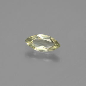 Diasporo de mudança de cor amarelo natural 0,62ct, marquise, VS