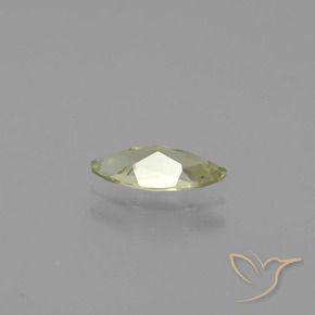 Diásporo com mudança de cor amarelo médio Natural 0.78ct, Marquesa, VS