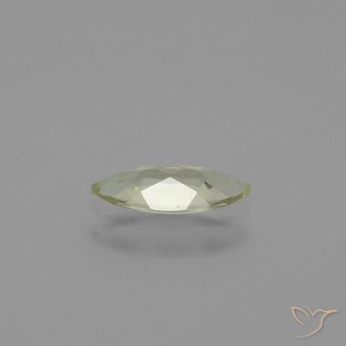 Diásporo com mudança de cor amarelo bege Natural 0.81ct, Marquesa, VS