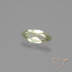Diásporo com mudança de cor Amarelo muito claro Natural 0.57ct, Marquesa, VVS-VS