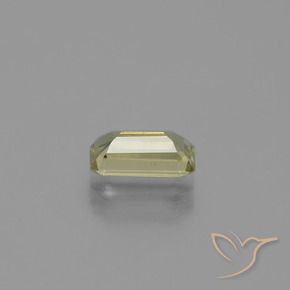 Diásporo com mudança de cor Amarelo verde Natural 1.07ct, Corte Octógono / Esmeralda, VS-SI