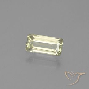 Diásporo com mudança de cor Amarelo claro Natural 1.19ct, Corte Octógono / Esmeralda, VS