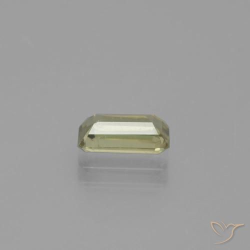 Diásporo com mudança de cor Luz amarela Natural 1.12ct, Corte Octógono / Esmeralda, VS