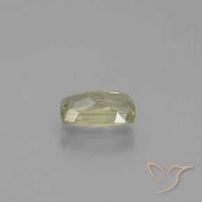 Diásporo com mudança de cor Amarelo Dourado Claro Natural 1.13ct, Almofada, VS-SI
