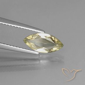 Diásporo com mudança de cor Amarelo Terroso Natural 1.06ct, Marquesa, VS