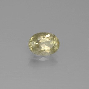 Diasporo de mudança de cor  natural 1,32ct, corte oval, VS-SI