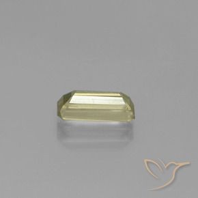Diásporo com mudança de cor Amarelo claro Natural 1.22ct, Corte Octógono / Esmeralda, VS-SI