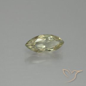 Diasporo de mudança de cor amarelo natural 1,27ct, marquise, VS-SI