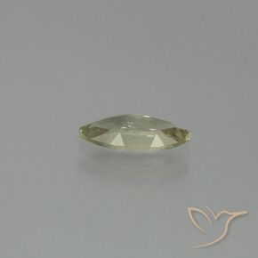 Diasporo de mudança de cor amarelo natural 1,27ct, marquise, VS-SI