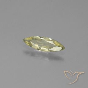 Diásporo com mudança de cor Amarelo acastanhado Natural 0.72ct, Marquesa, VVS-VS