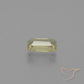 Diásporo com mudança de cor amarelo médio Natural 1.06ct, Corte Octógono / Esmeralda, VS-SI
