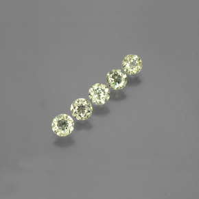 Pedras preciosas de Diásporo com mudança de cor Verde/Rosa natural de  ct, Corte Redondo, VS