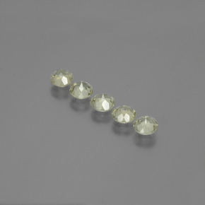 Pedras preciosas de Diásporo com mudança de cor Verde/Rosa natural de  ct, Corte Redondo, VS