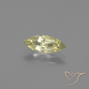 Diásporo com mudança de cor Luz amarela Natural 0.98ct, Marquesa, VS