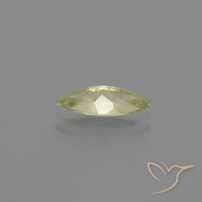 Diásporo com mudança de cor Luz amarela Natural 0.98ct, Marquesa, VS