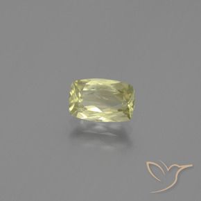 Diásporo com mudança de cor Luz amarela Natural 0.93ct, Almofada, VVS-VS