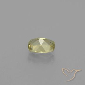 Diásporo com mudança de cor Amarelo Dourado Claro Natural 0.81ct, Almofada, VVS