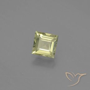 Diásporo com mudança de cor Amarelo muito claro Natural 0.81ct, Quadrado, VS